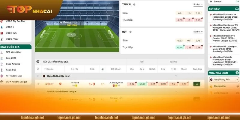 Một số yếu tố cơ bản tác động tỷ lệ kèo NET88.